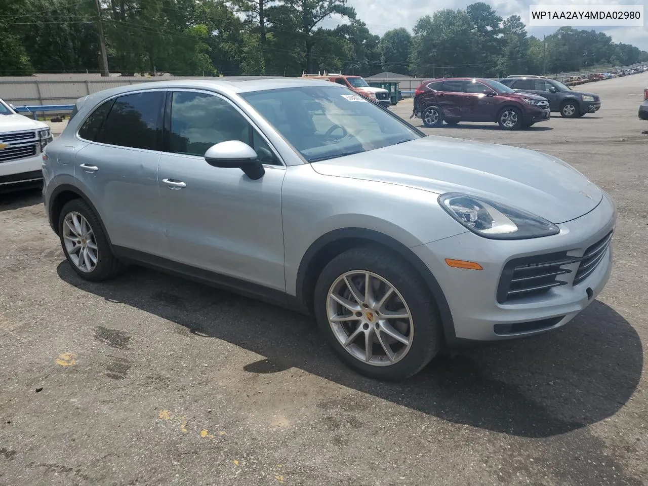 WP1AA2AY4MDA02980 2021 Porsche Cayenne