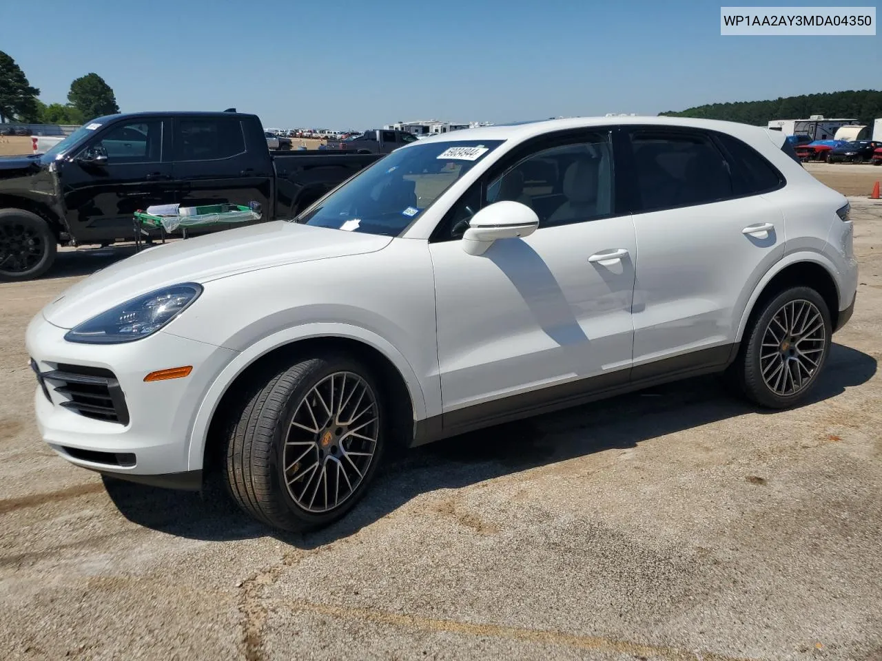 2021 Porsche Cayenne VIN: WP1AA2AY3MDA04350 Lot: 59034944