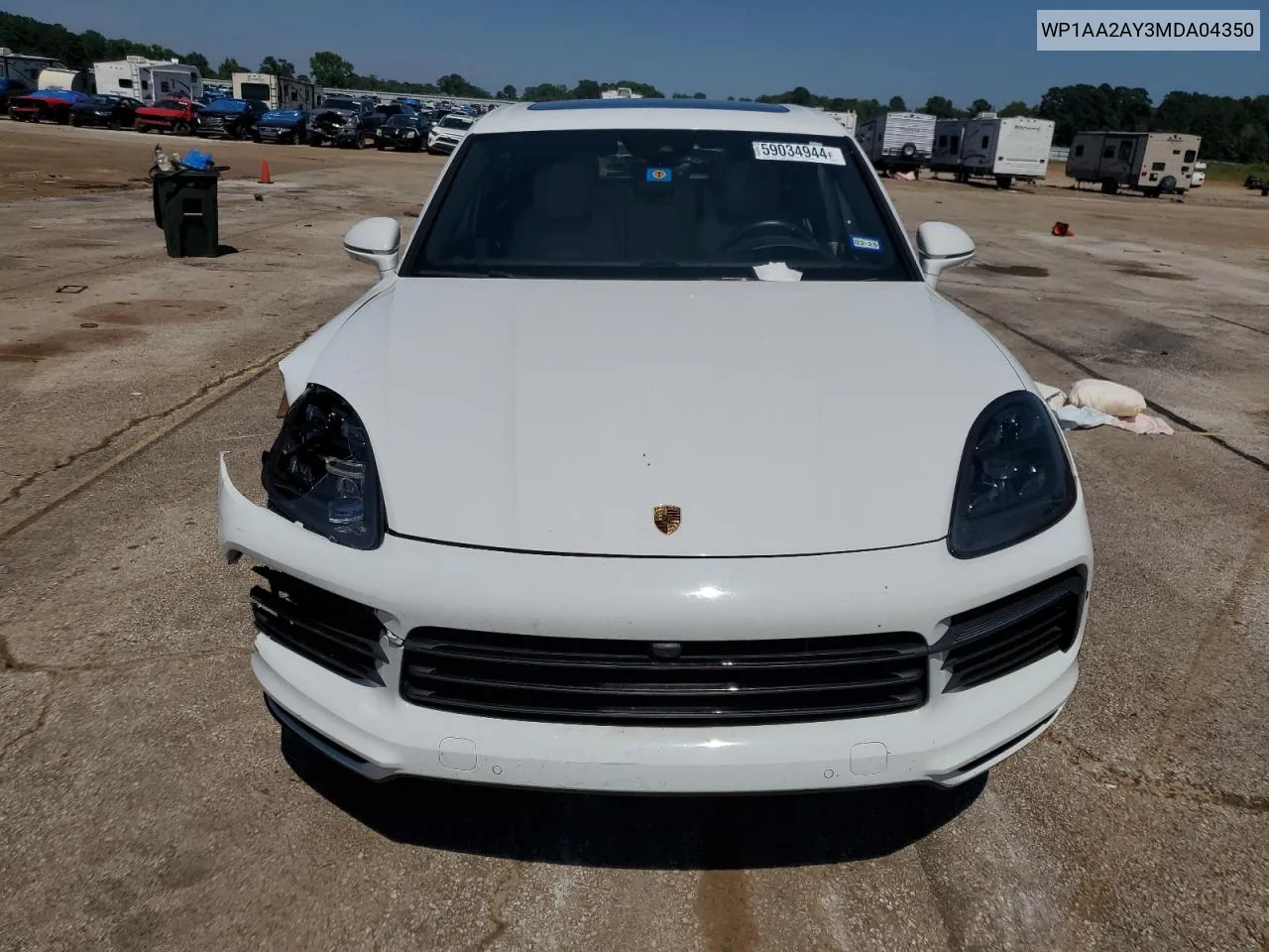 2021 Porsche Cayenne VIN: WP1AA2AY3MDA04350 Lot: 59034944