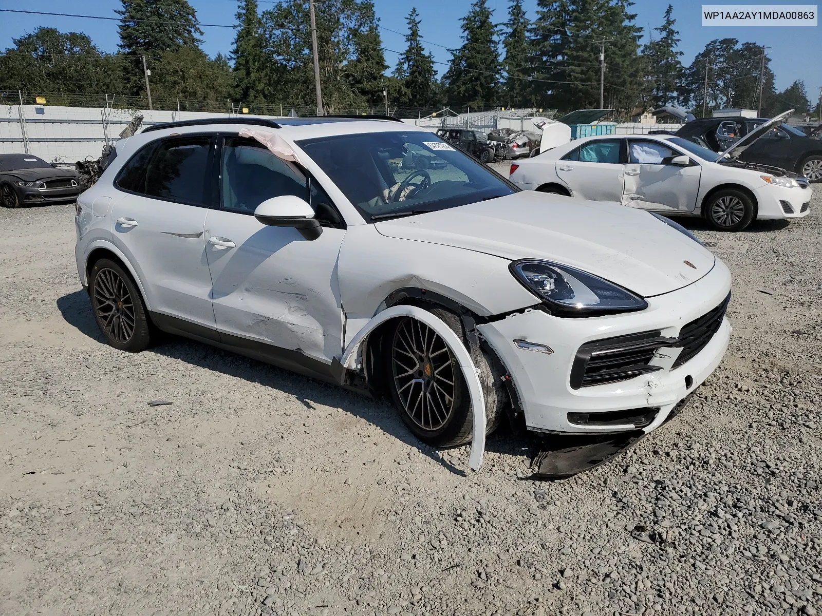 WP1AA2AY1MDA00863 2021 Porsche Cayenne