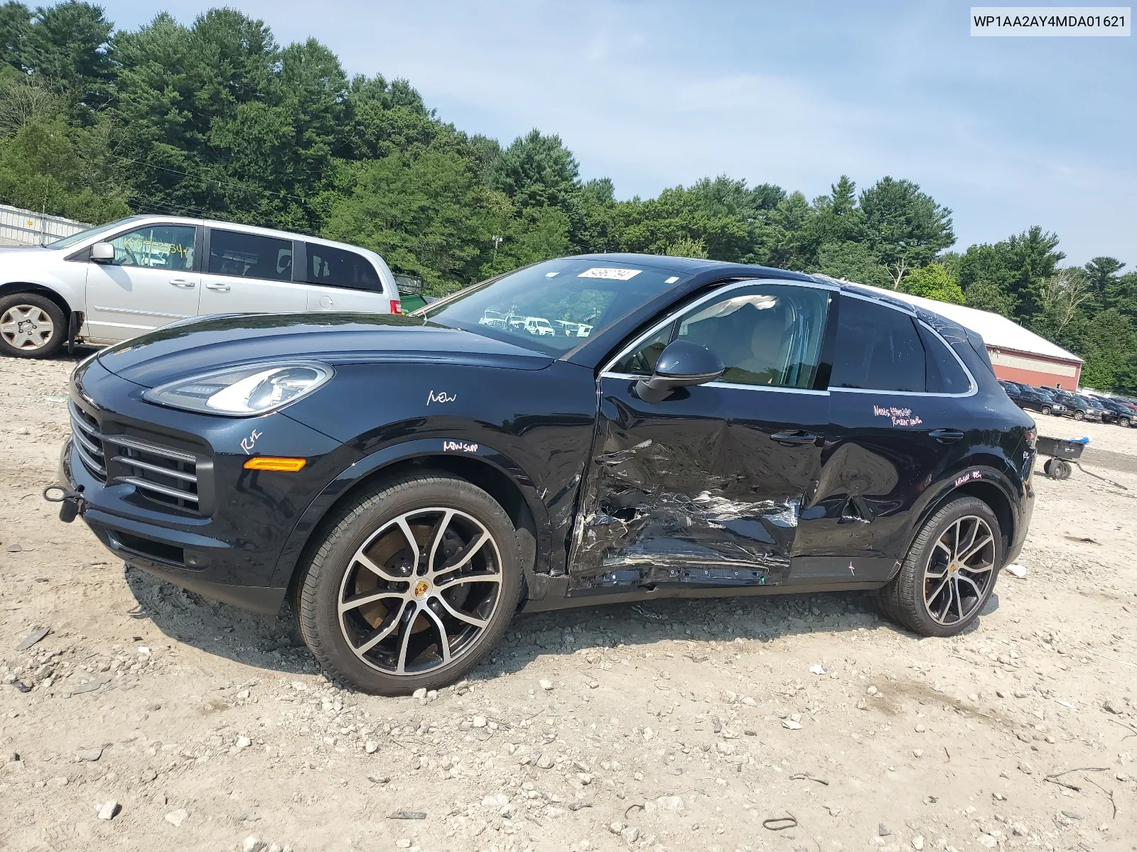 2021 Porsche Cayenne VIN: WP1AA2AY4MDA01621 Lot: 64962794