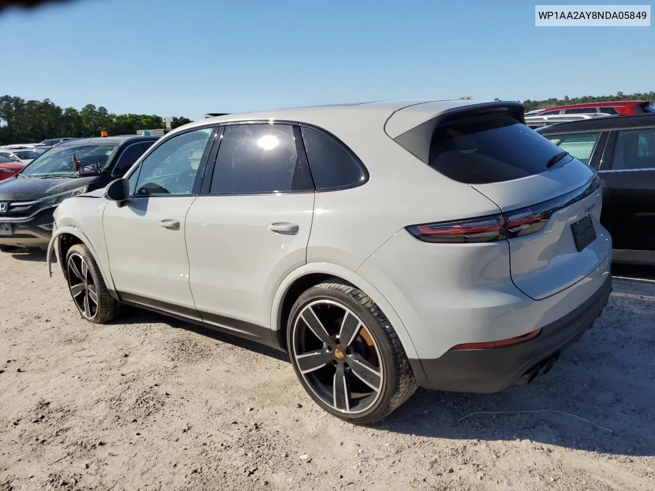 WP1AA2AY8NDA05849 2022 Porsche Cayenne