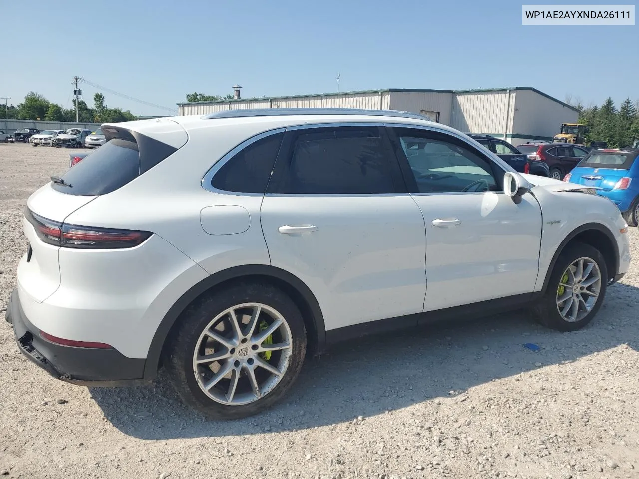 2022 Porsche Cayenne E-Hybrid VIN: WP1AE2AYXNDA26111 Lot: 59268574