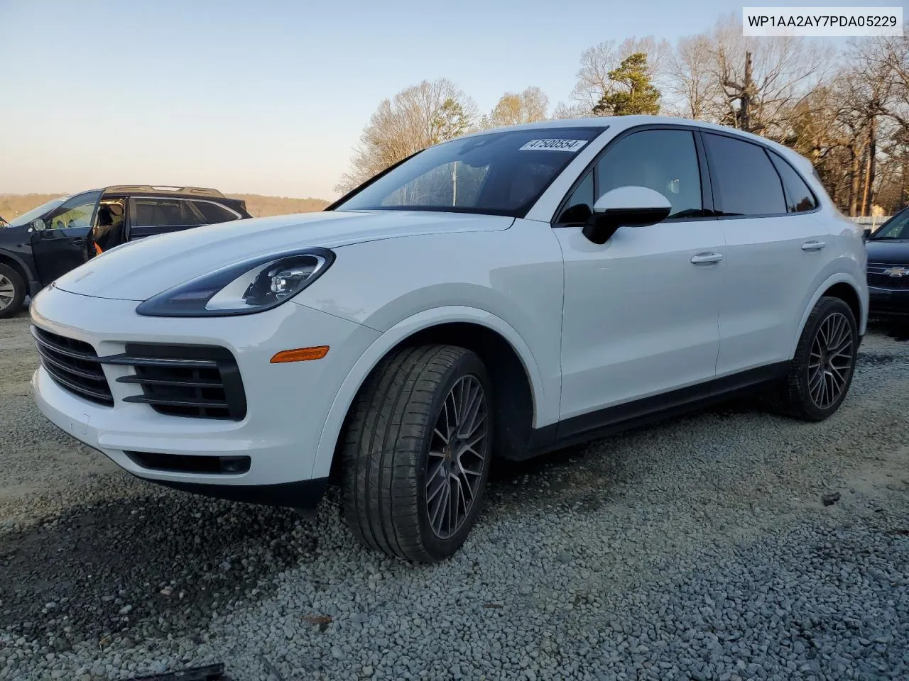 2023 Porsche Cayenne Base VIN: WP1AA2AY7PDA05229 Lot: 47500554