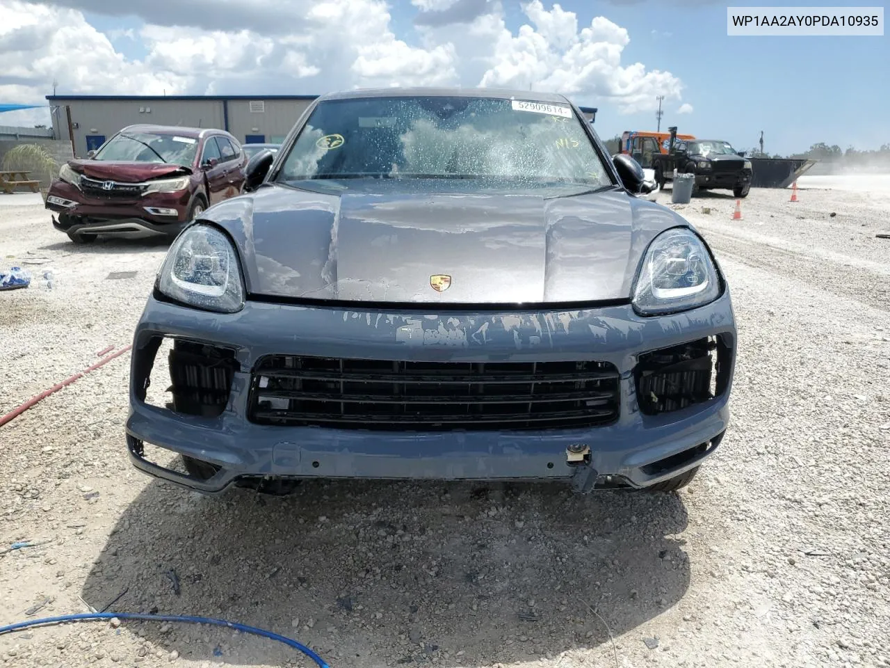 2023 Porsche Cayenne Base VIN: WP1AA2AY0PDA10935 Lot: 52909614