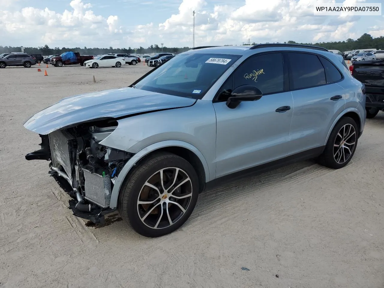 2023 Porsche Cayenne Base VIN: WP1AA2AY9PDA07550 Lot: 58678784