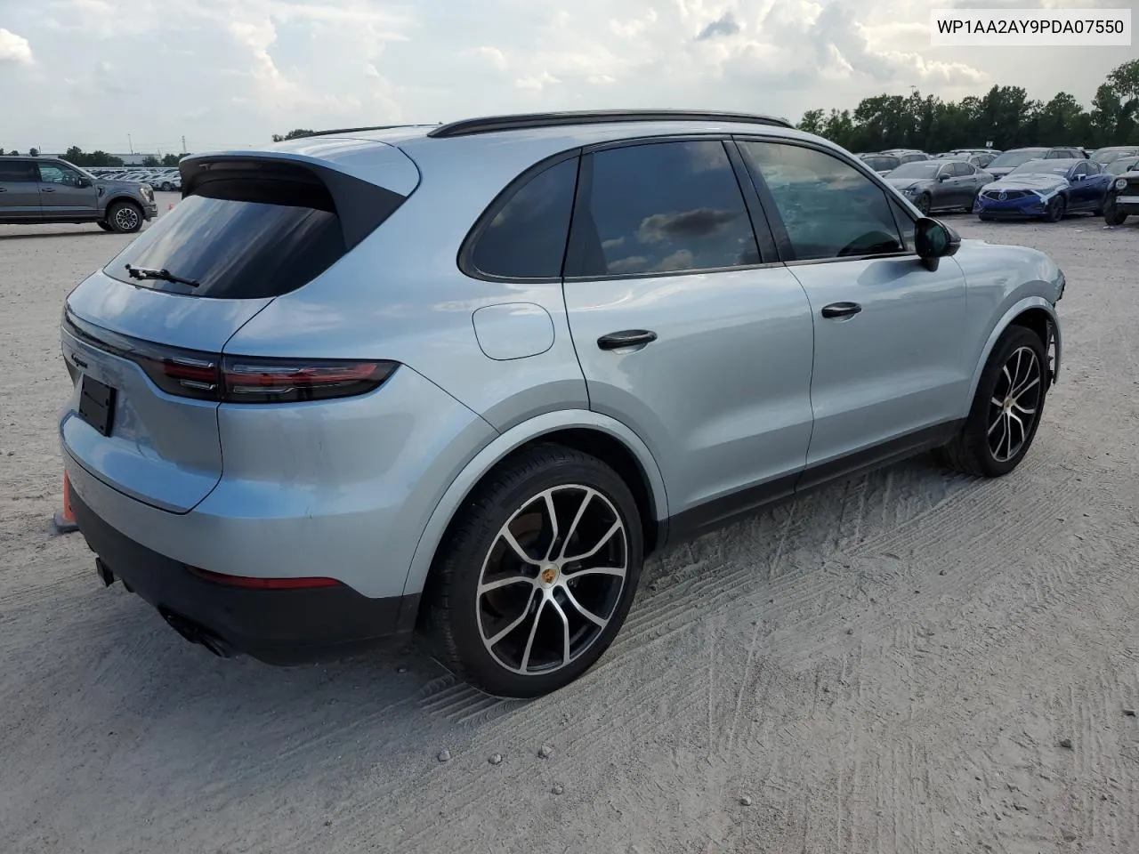 2023 Porsche Cayenne Base VIN: WP1AA2AY9PDA07550 Lot: 58678784