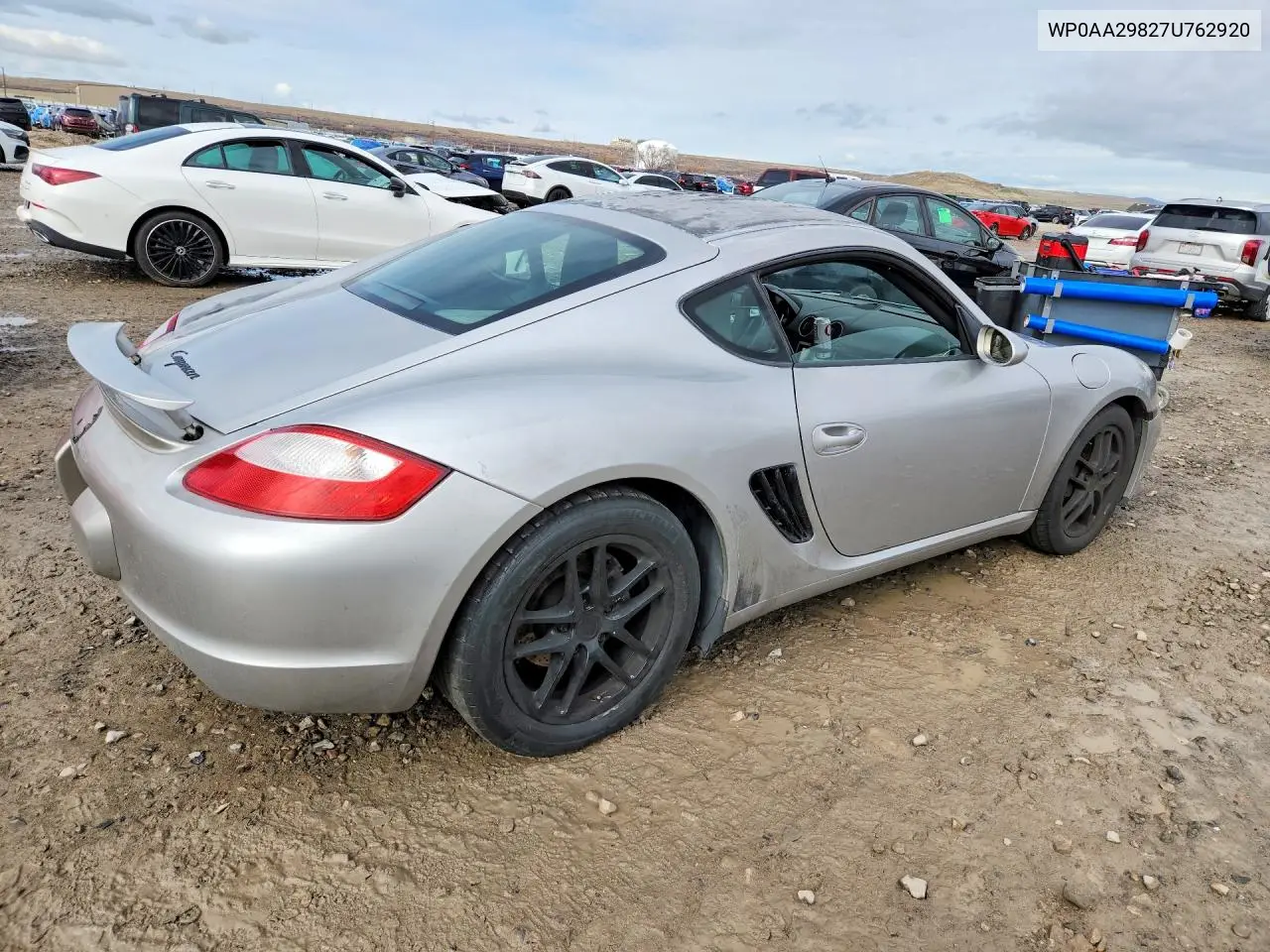 2007 Porsche Cayman VIN: WP0AA29827U762920 Lot: 79061425