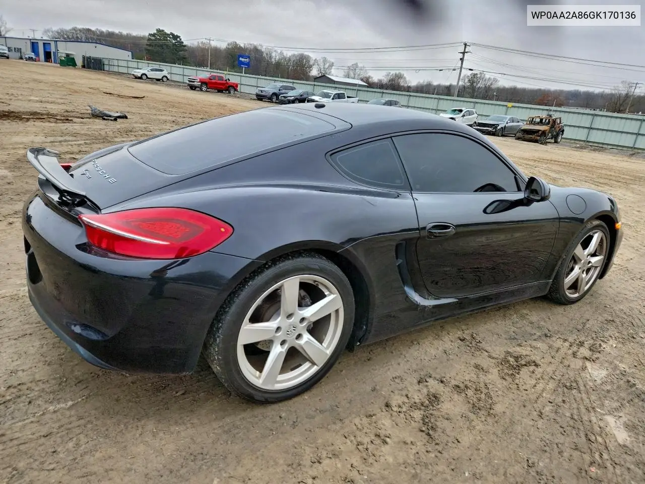 WP0AA2A86GK170136 2016 Porsche Cayman