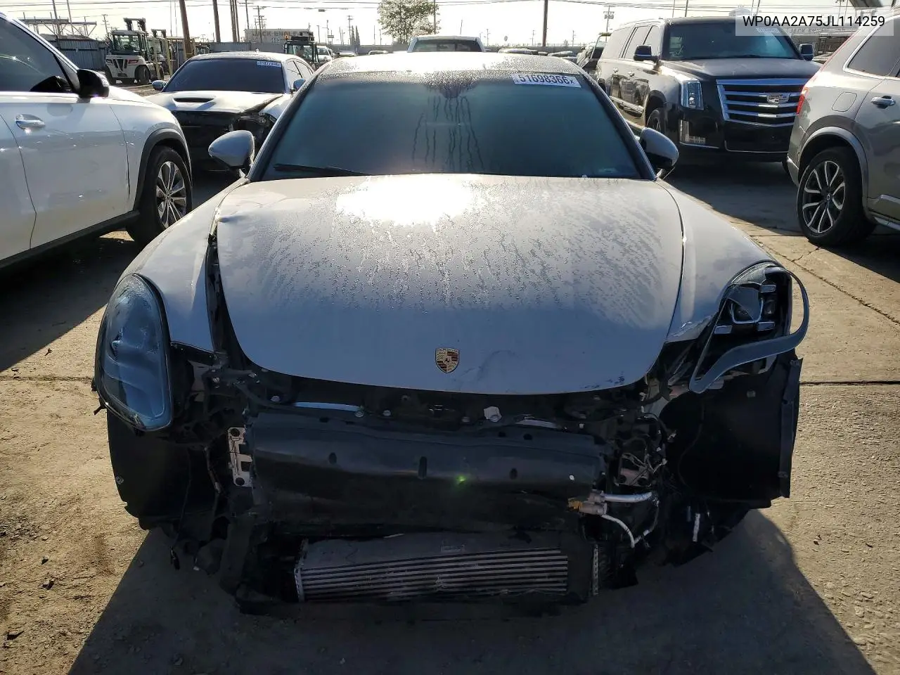 WP0AA2A75JL114259 2018 Porsche Panamera 4