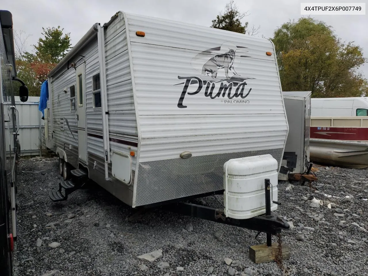 4X4TPUF2X6P007749 2006 Puma Trailer