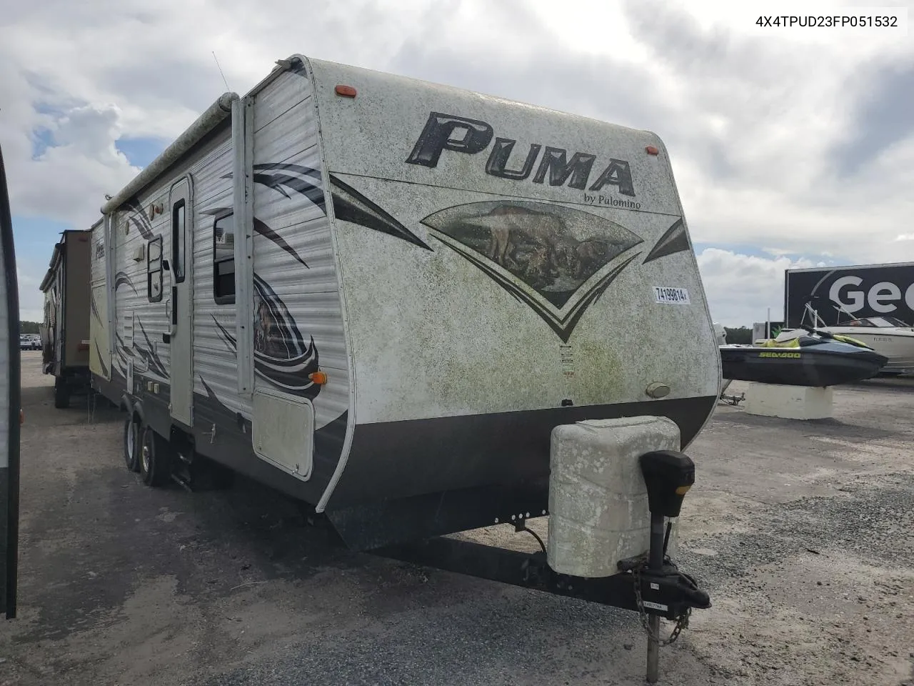 4X4TPUD23FP051532 2015 Puma Trailer