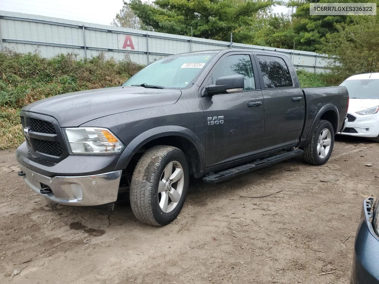 2014 Ram 1500 Slt VIN: 1C6RR7LGXES336322 Lot: 70373224