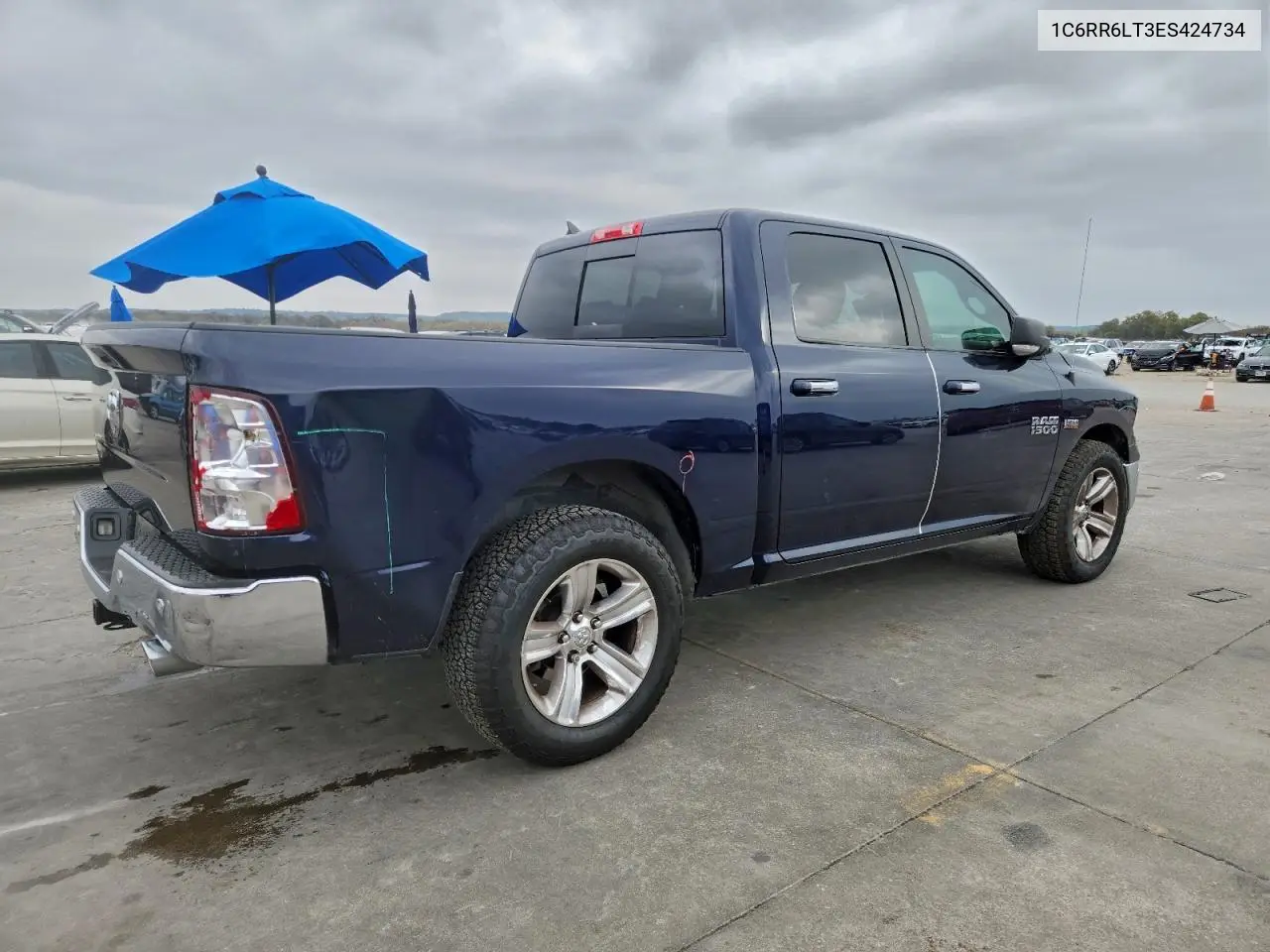 1C6RR6LT3ES424734 2014 Ram 1500 Slt