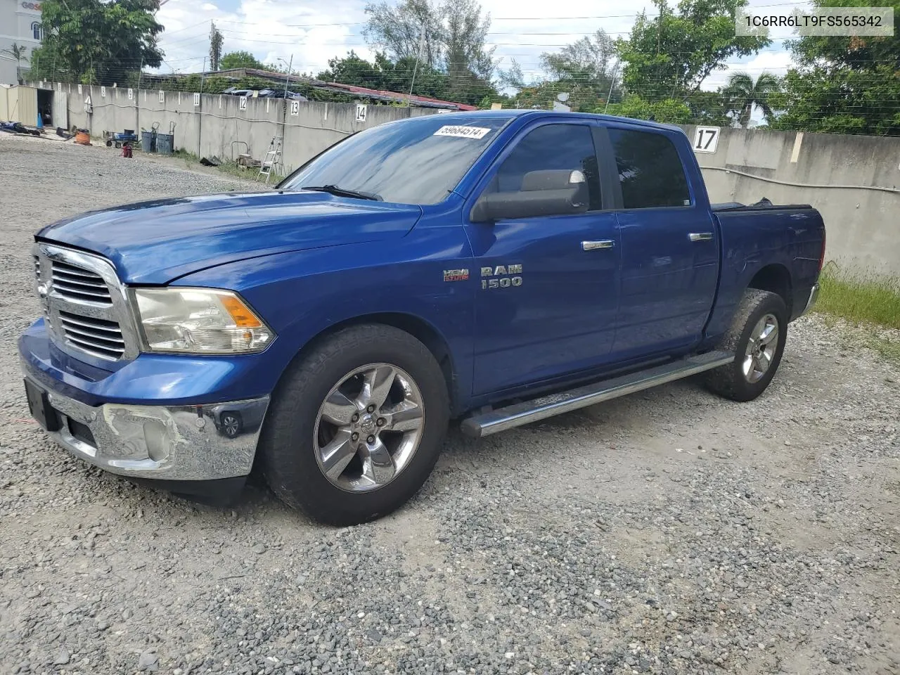 2015 Ram 1500 Slt VIN: 1C6RR6LT9FS565342 Lot: 59684514