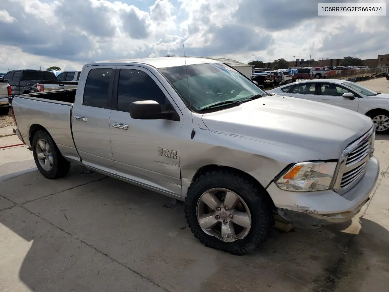 2015 Ram 1500 Slt VIN: 1C6RR7GG2FS669674 Lot: 72450984