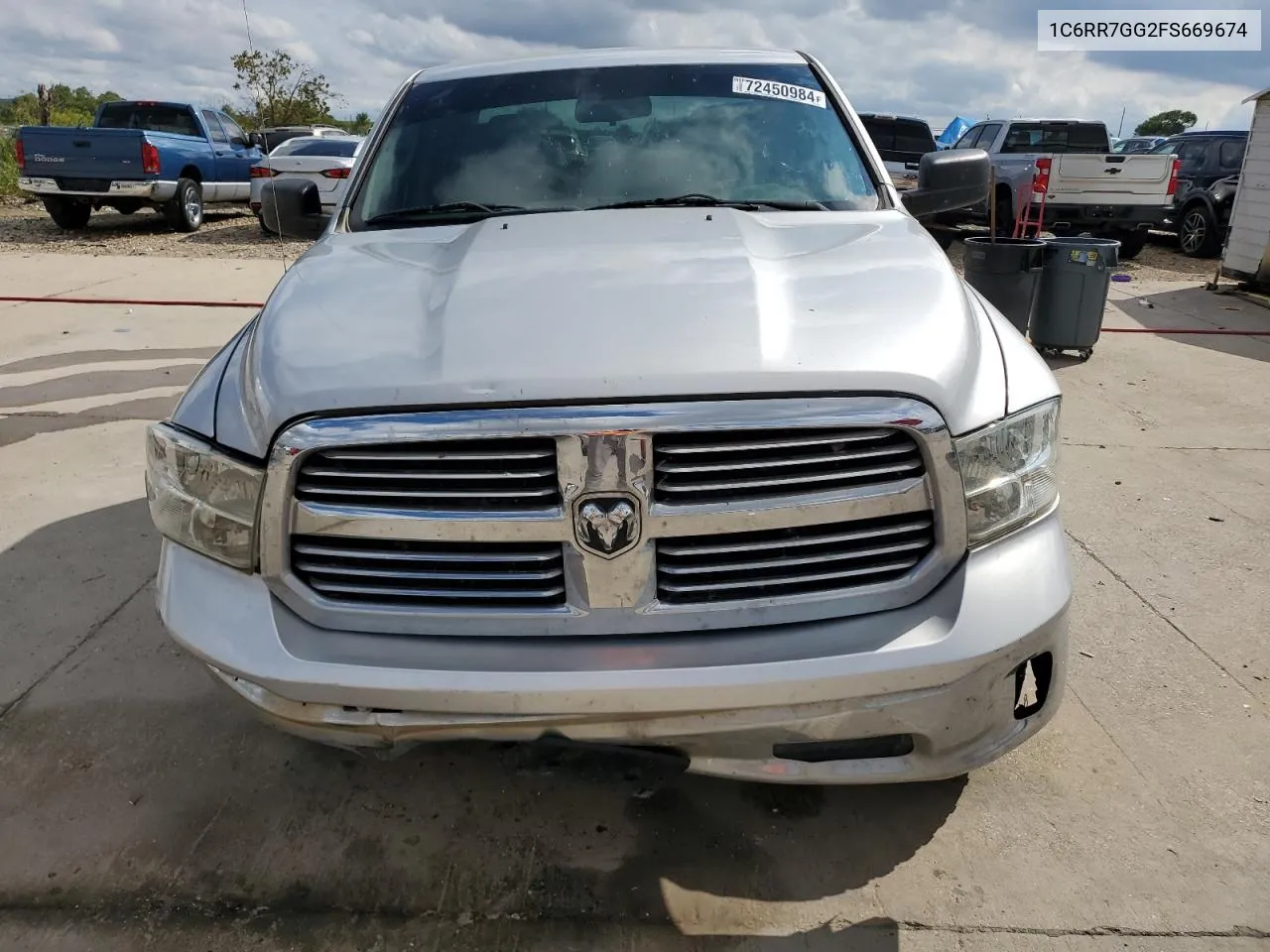 2015 Ram 1500 Slt VIN: 1C6RR7GG2FS669674 Lot: 72450984