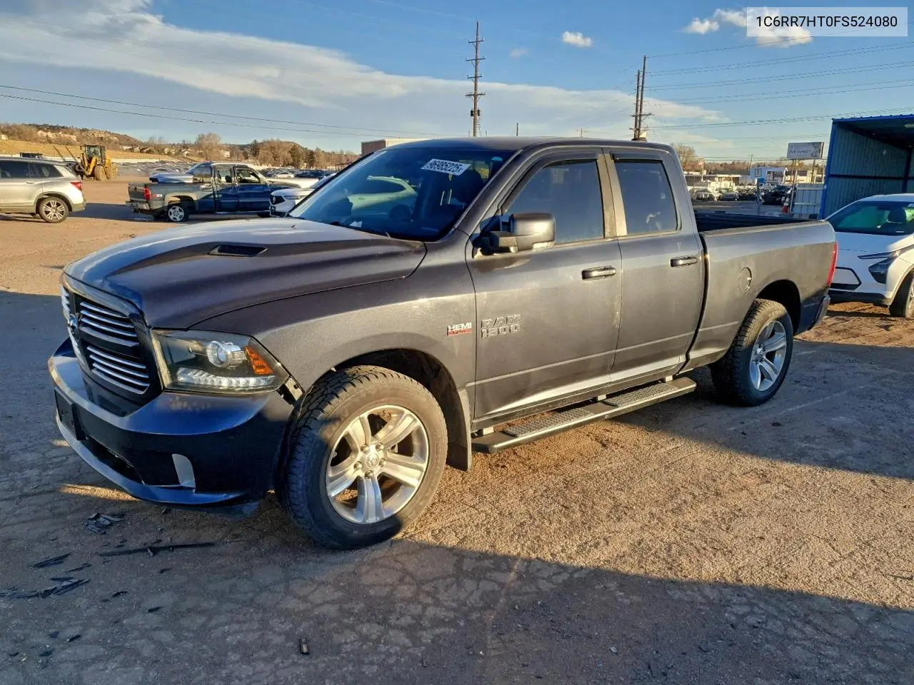 1C6RR7HT0FS524080 2015 Ram 1500 Sport