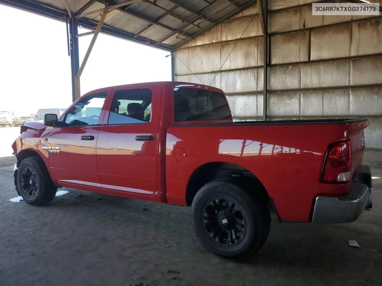 2016 Ram 1500 St VIN: 3C6RR7KTXGG374173 Lot: 73380844