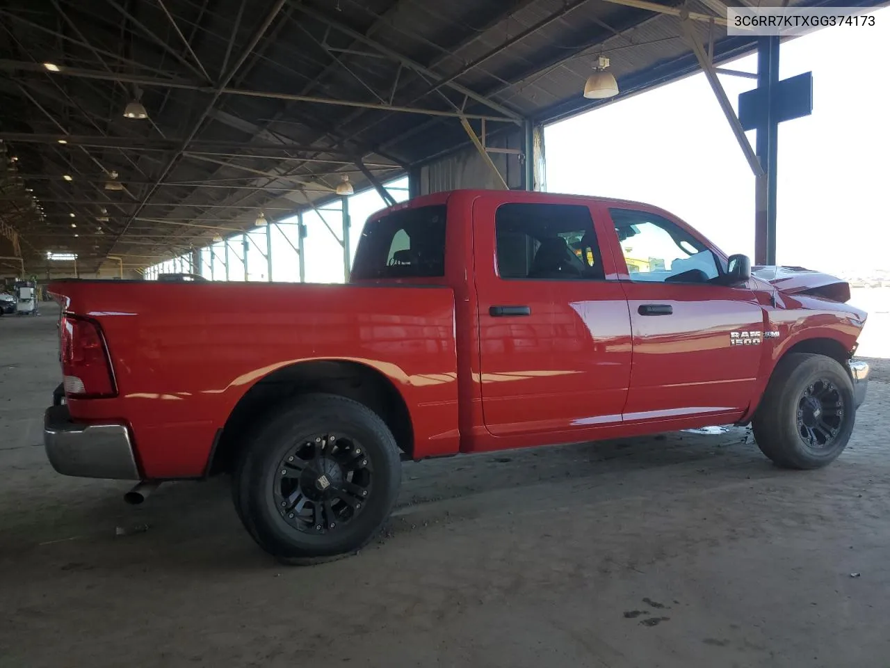 2016 Ram 1500 St VIN: 3C6RR7KTXGG374173 Lot: 73380844