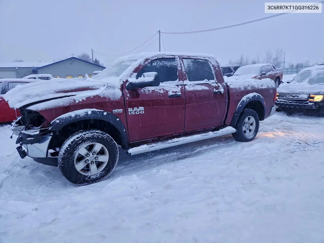 3C6RR7KT1GG316226 2016 Ram 1500 St