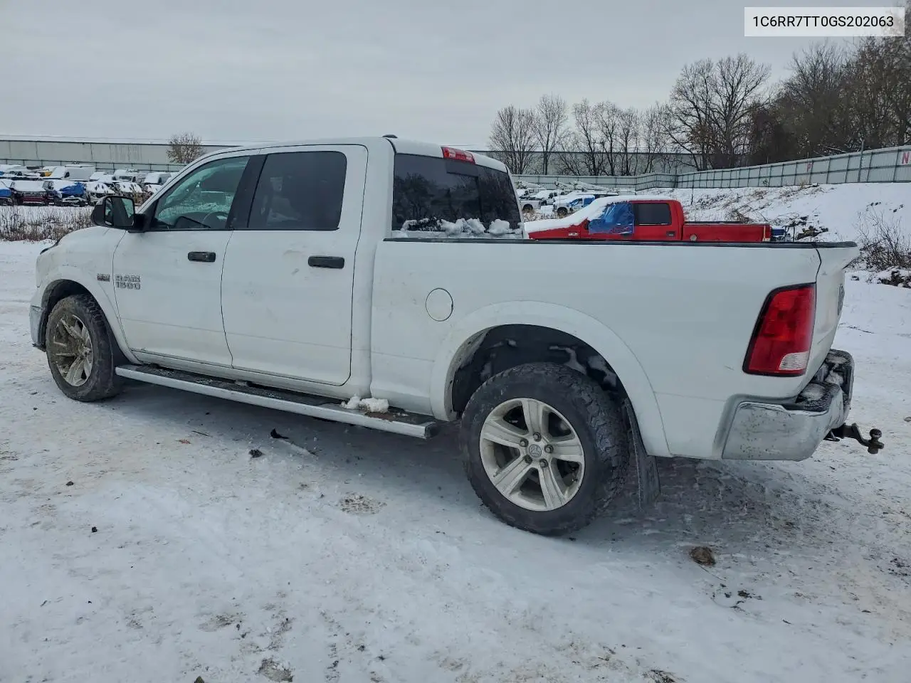 1C6RR7TT0GS202063 2016 Ram 1500 Slt