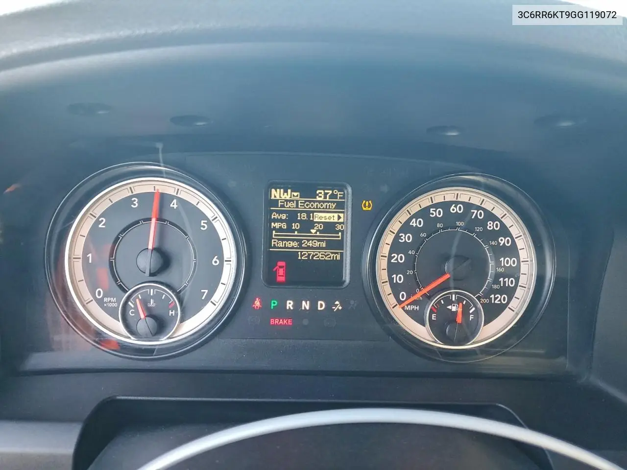 3C6RR6KT9GG119072 2016 Ram 1500 St
