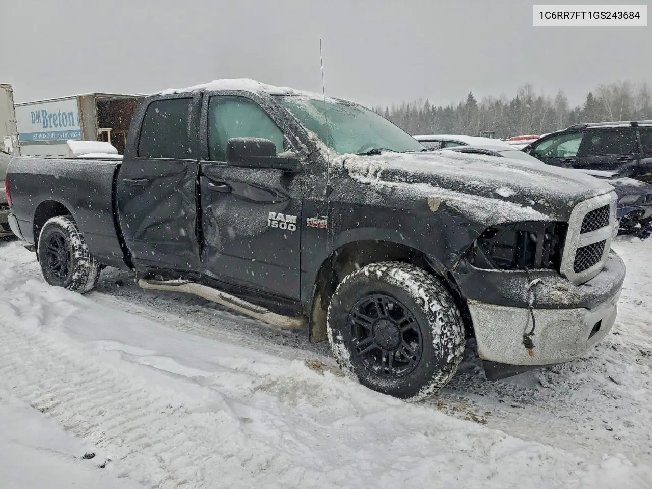 1C6RR7FT1GS243684 2016 Ram 1500 St
