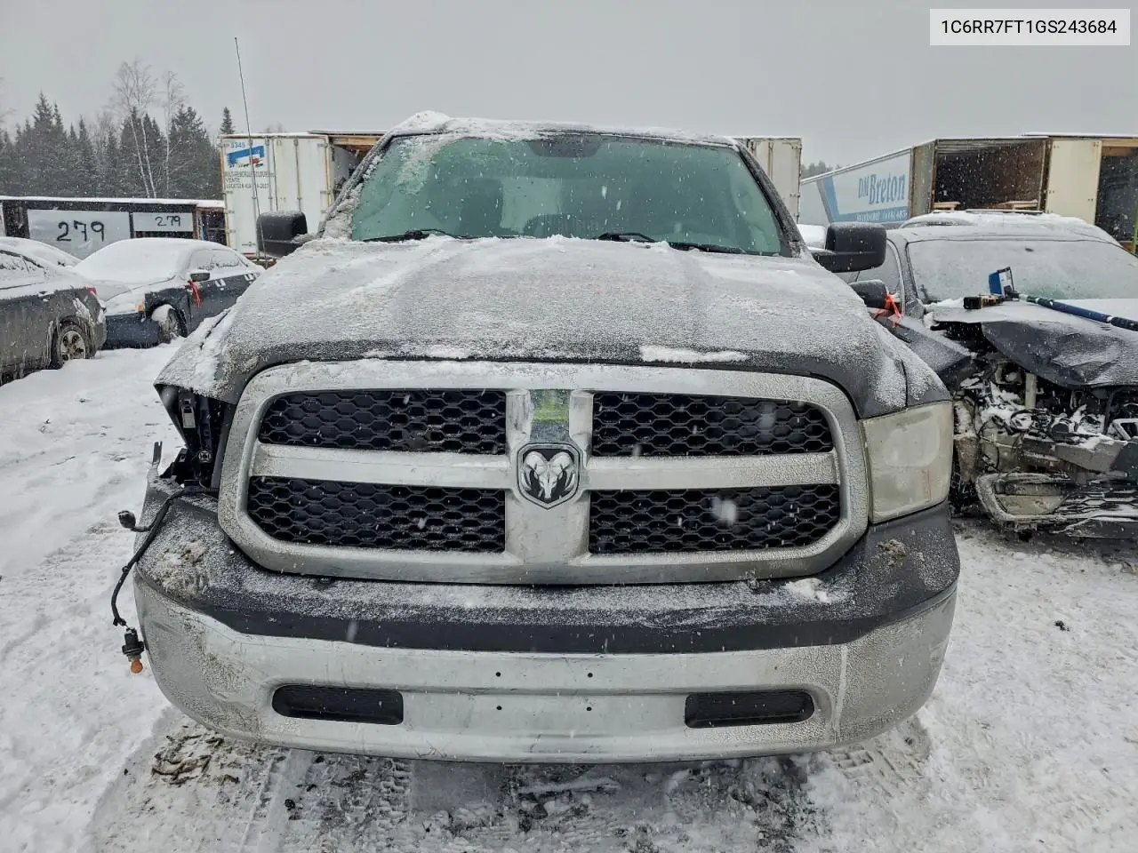 1C6RR7FT1GS243684 2016 Ram 1500 St