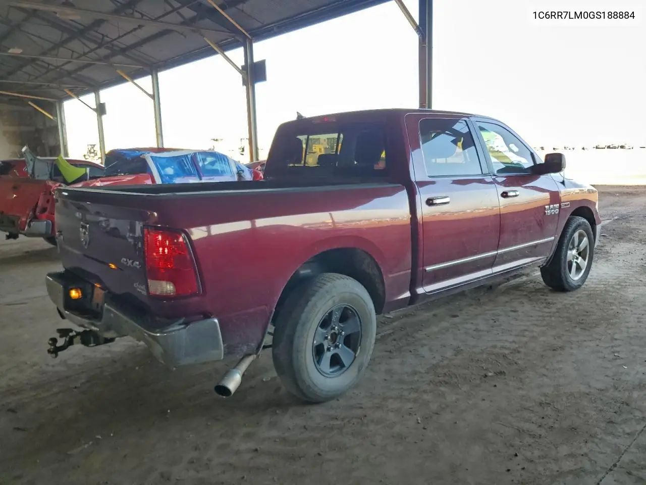 1C6RR7LM0GS188884 2016 Ram 1500 Slt