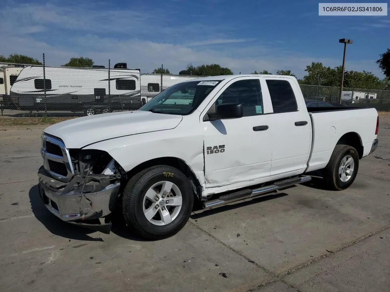 2018 Ram 1500 St VIN: 1C6RR6FG2JS341806 Lot: 59727114