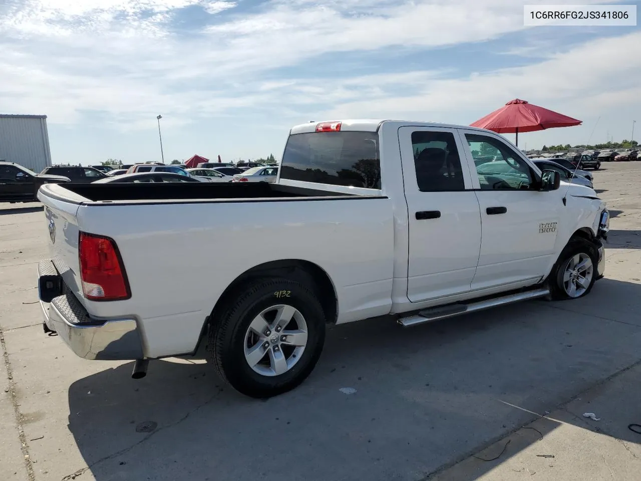 2018 Ram 1500 St VIN: 1C6RR6FG2JS341806 Lot: 59727114