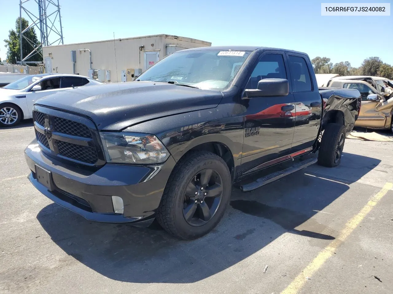 2018 Ram 1500 St VIN: 1C6RR6FG7JS240082 Lot: 60641814