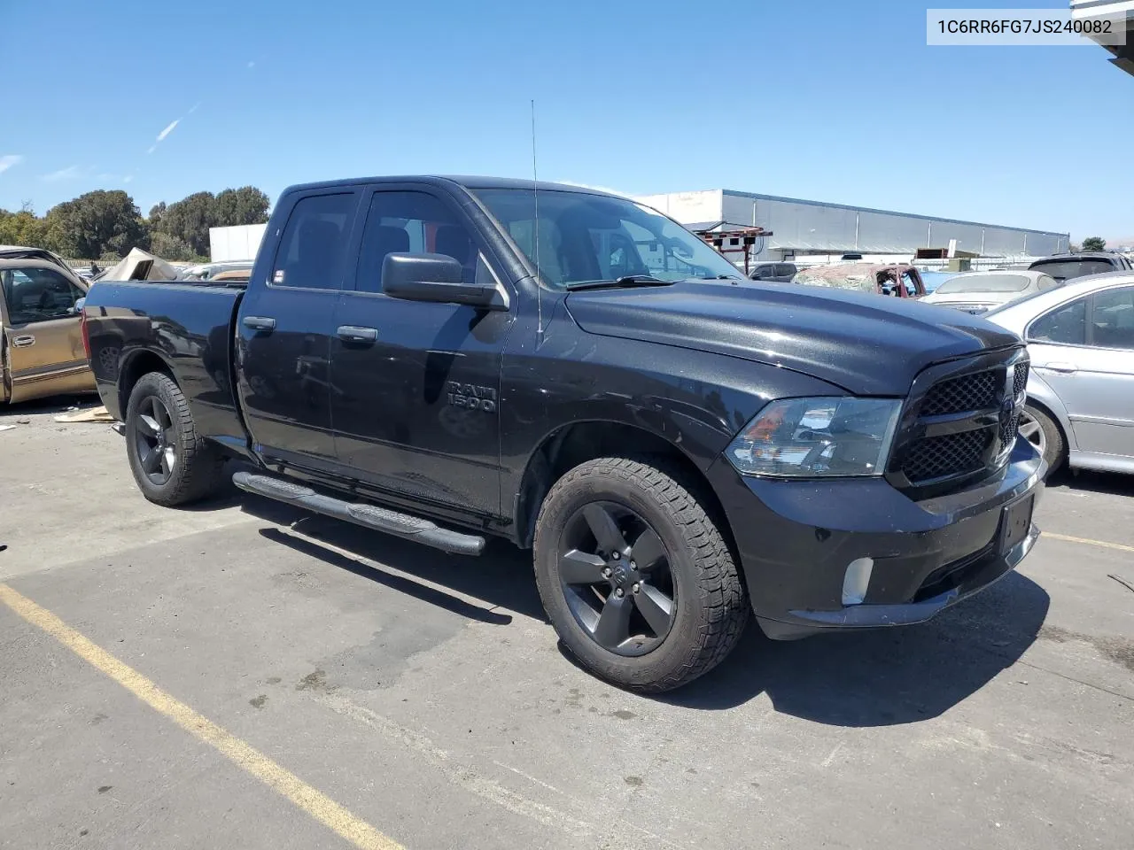 2018 Ram 1500 St VIN: 1C6RR6FG7JS240082 Lot: 60641814