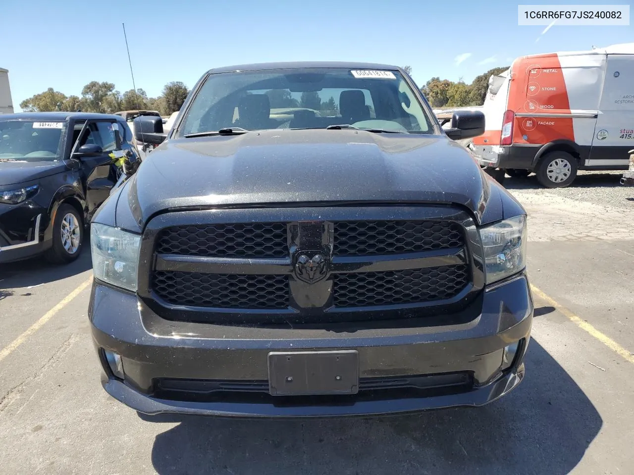 2018 Ram 1500 St VIN: 1C6RR6FG7JS240082 Lot: 60641814