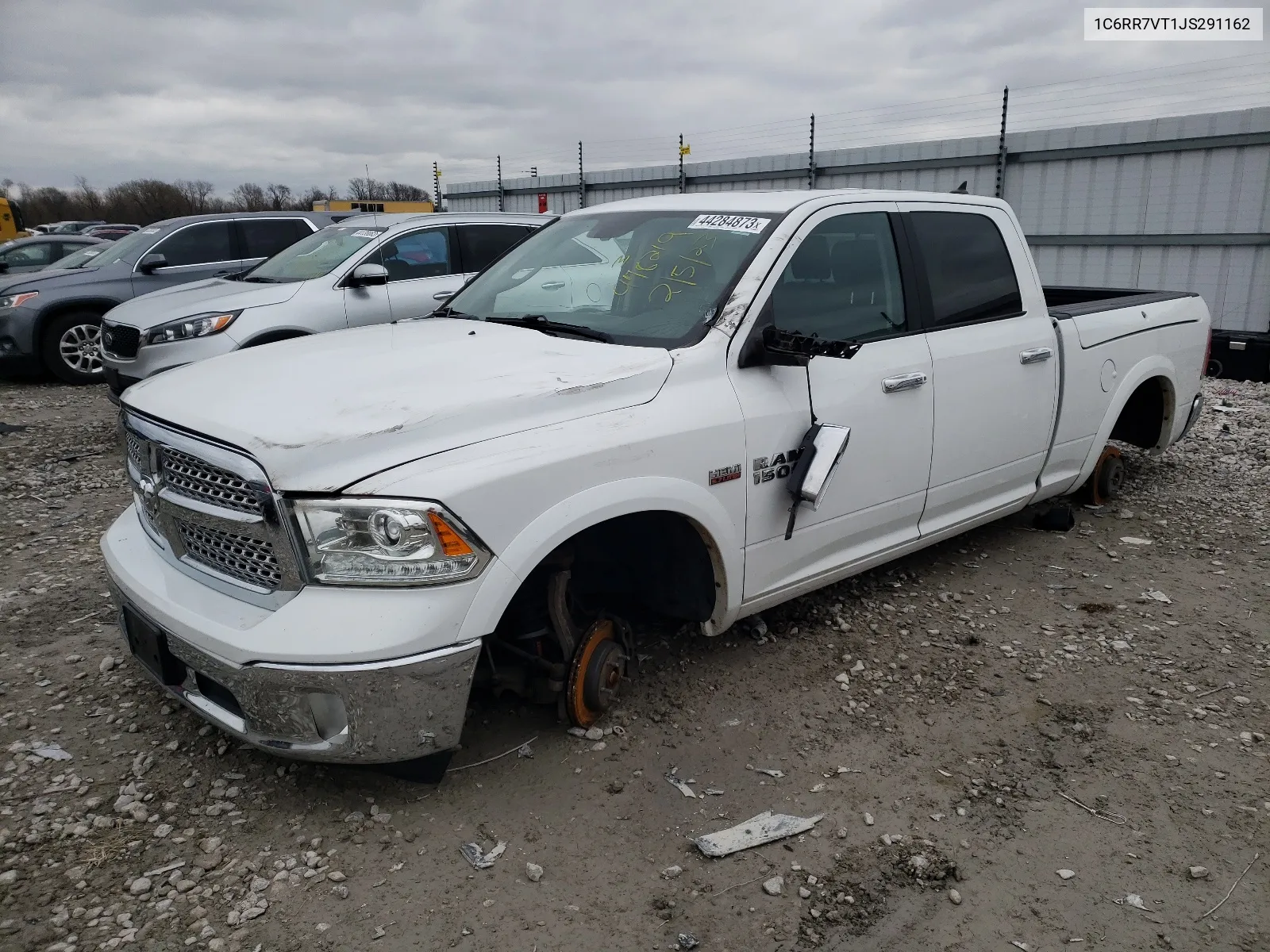 2018 Ram 1500 Laramie VIN: 1C6RR7VT1JS291162 Lot: 64432624