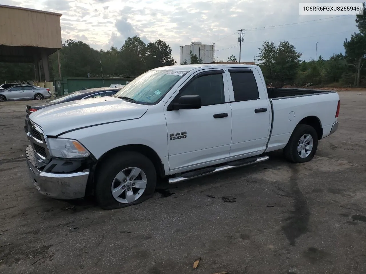 2018 Ram 1500 St VIN: 1C6RR6FGXJS265946 Lot: 72581084