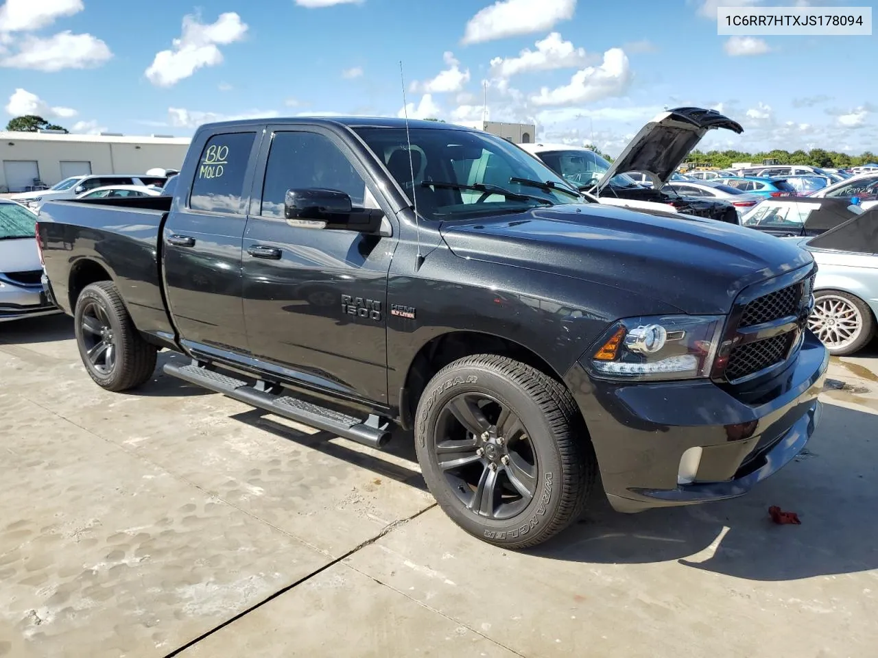 1C6RR7HTXJS178094 2018 Ram 1500 Sport