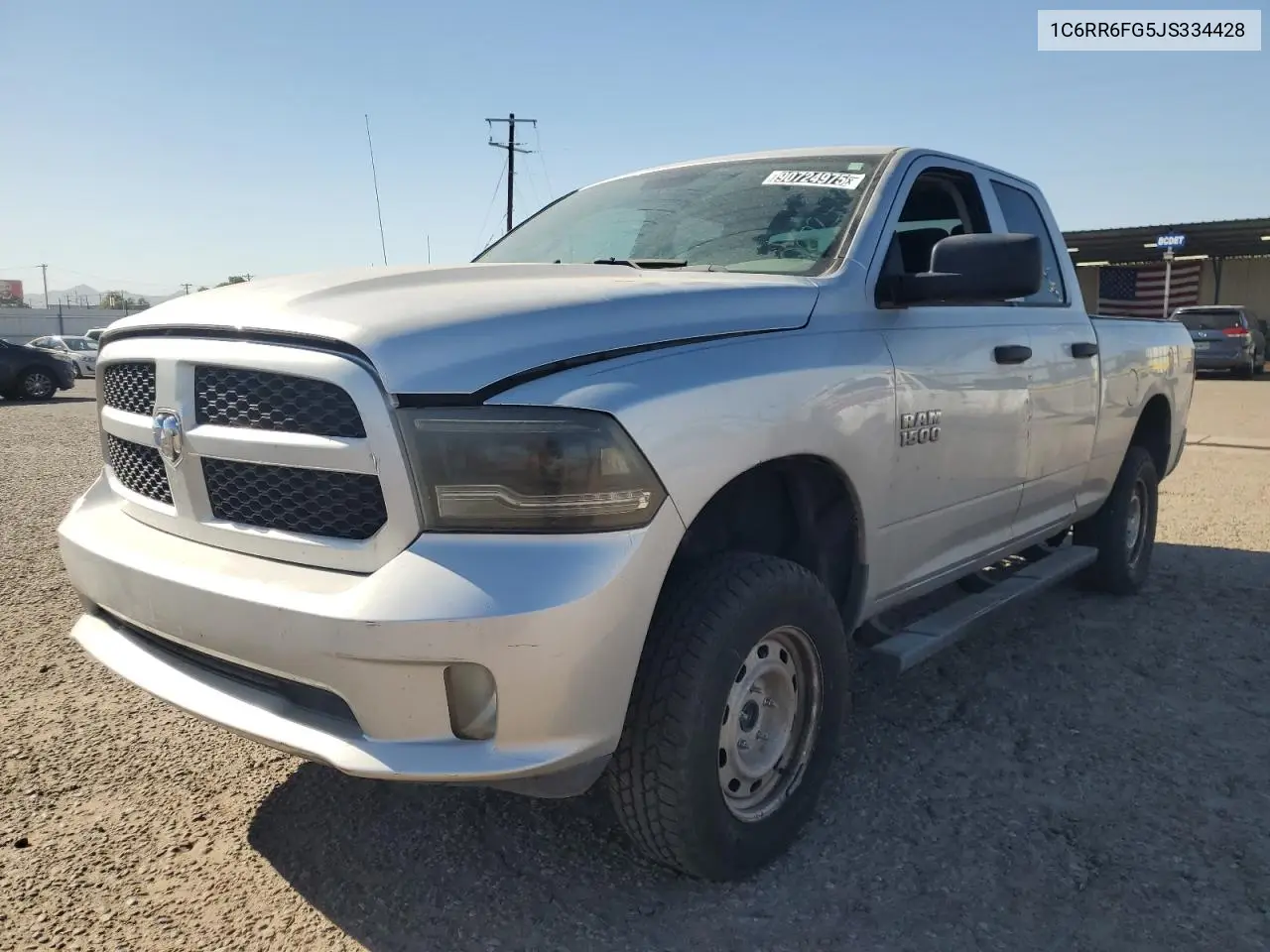1C6RR6FG5JS334428 2018 Ram 1500 St