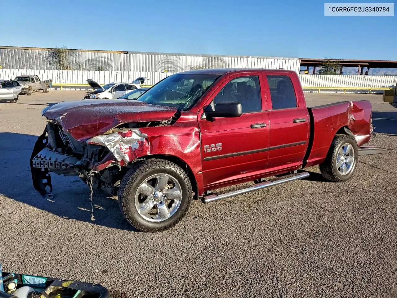 1C6RR6FG2JS340784 2018 Ram 1500 St