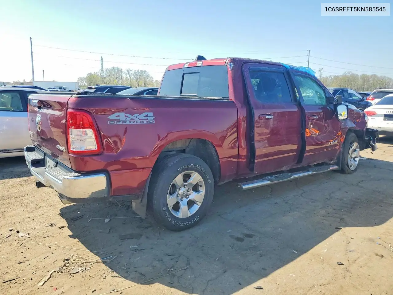 1C6SRFFT5KN585545 2019 Ram 1500 Big Horn