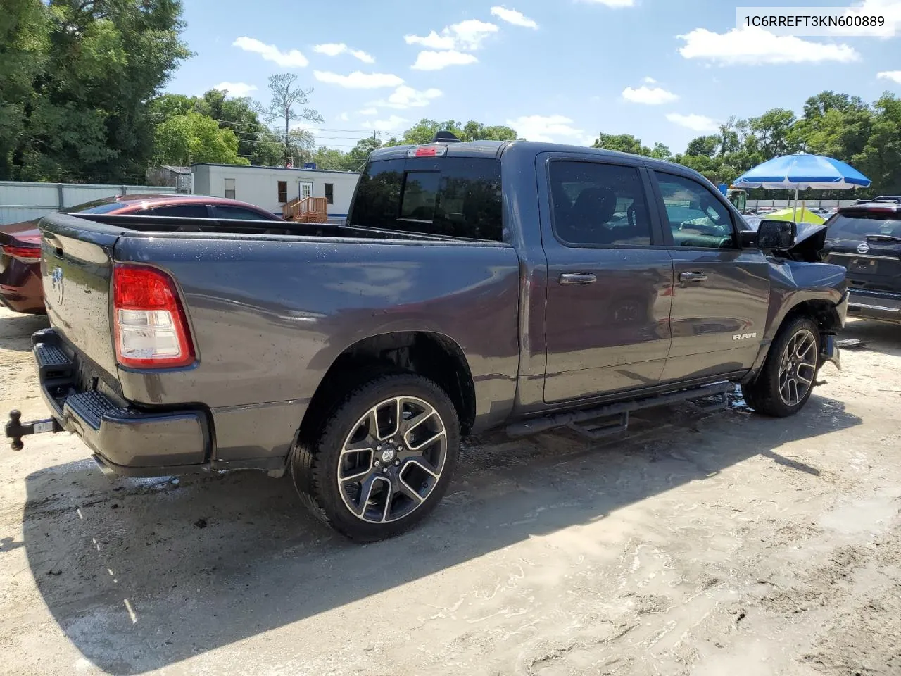 2019 Ram 1500 Big Horn/Lone Star VIN: 1C6RREFT3KN600889 Lot: 55091564