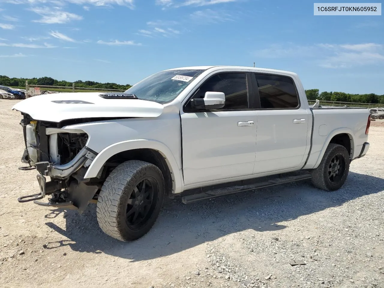 2019 Ram 1500 Laramie VIN: 1C6SRFJT0KN605952 Lot: 60499734