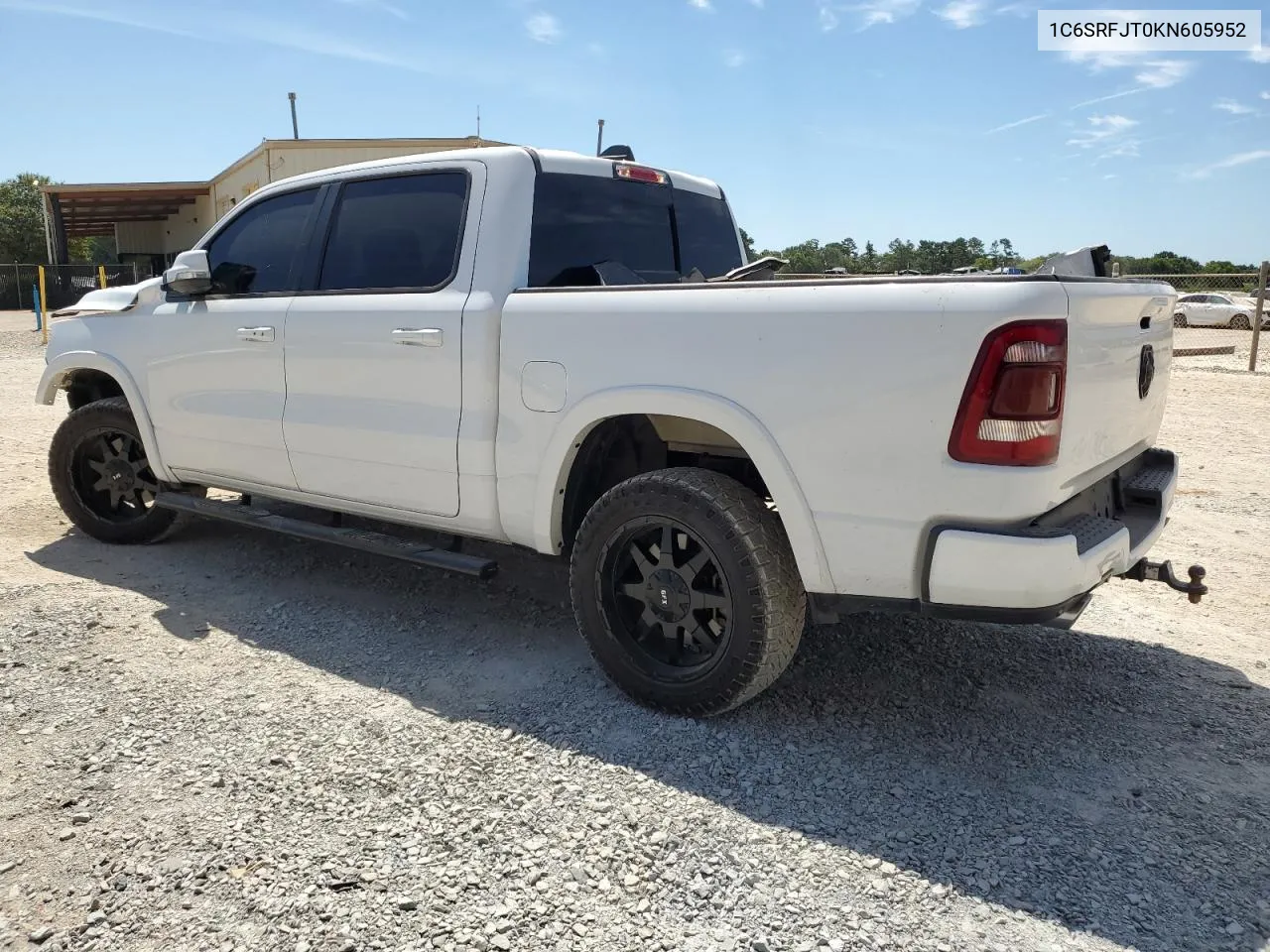 2019 Ram 1500 Laramie VIN: 1C6SRFJT0KN605952 Lot: 60499734