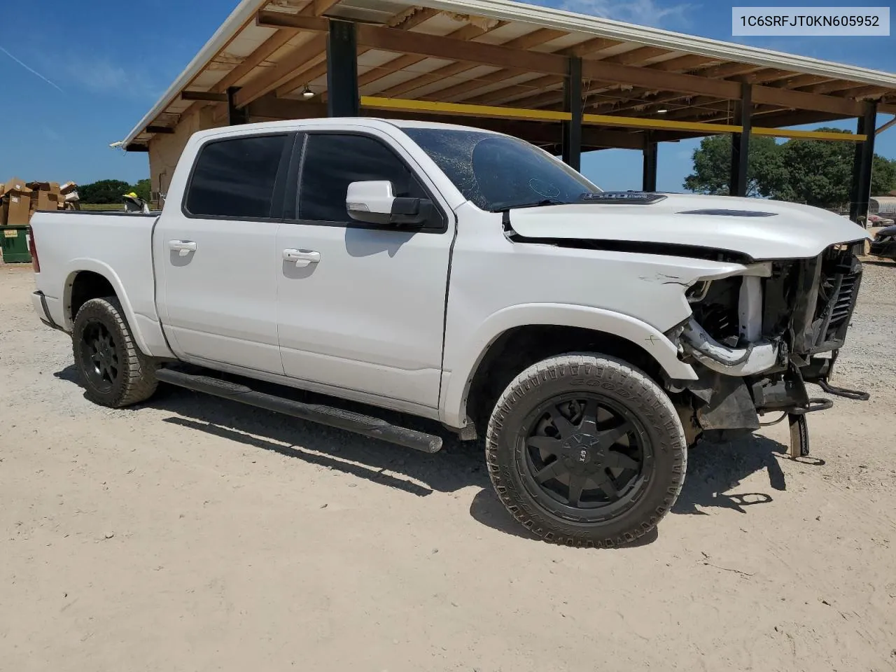 2019 Ram 1500 Laramie VIN: 1C6SRFJT0KN605952 Lot: 60499734