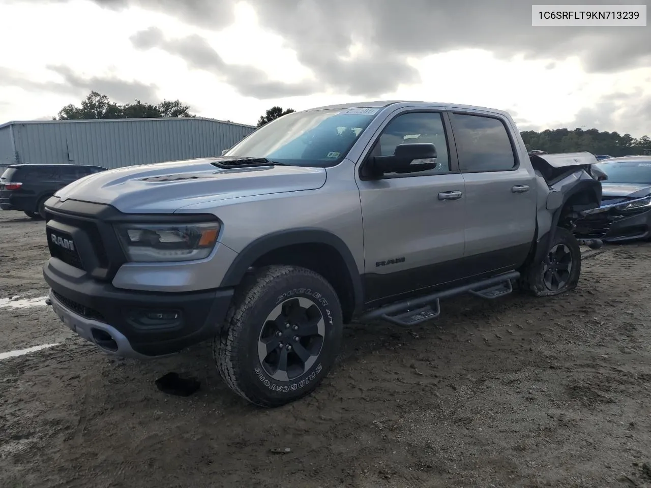 2019 Ram 1500 Rebel VIN: 1C6SRFLT9KN713239 Lot: 72913994