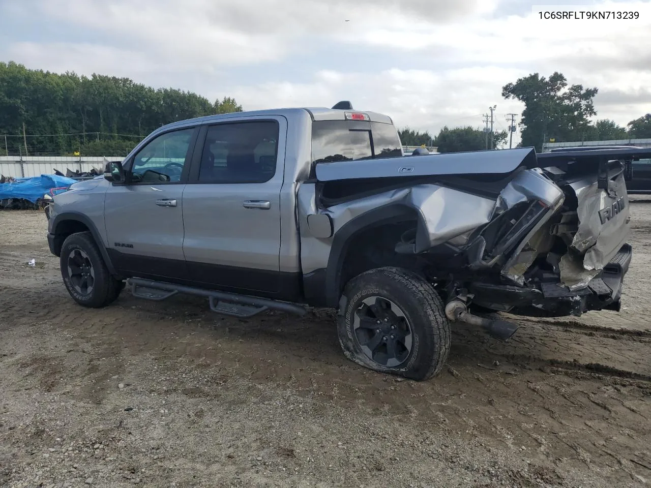 2019 Ram 1500 Rebel VIN: 1C6SRFLT9KN713239 Lot: 72913994