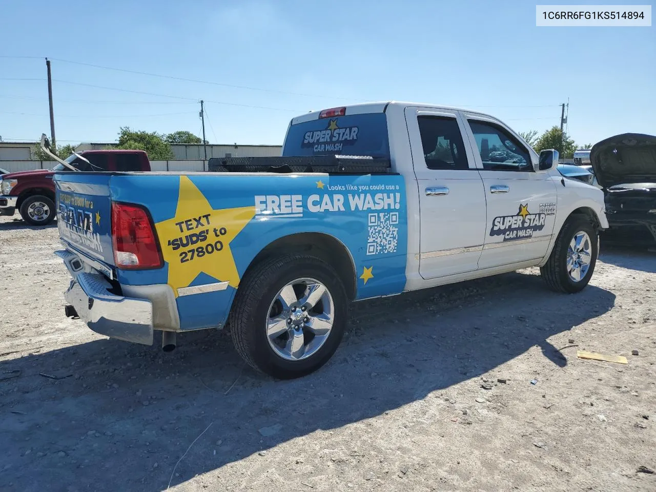 2019 Ram 1500 Classic Tradesman VIN: 1C6RR6FG1KS514894 Lot: 73253674