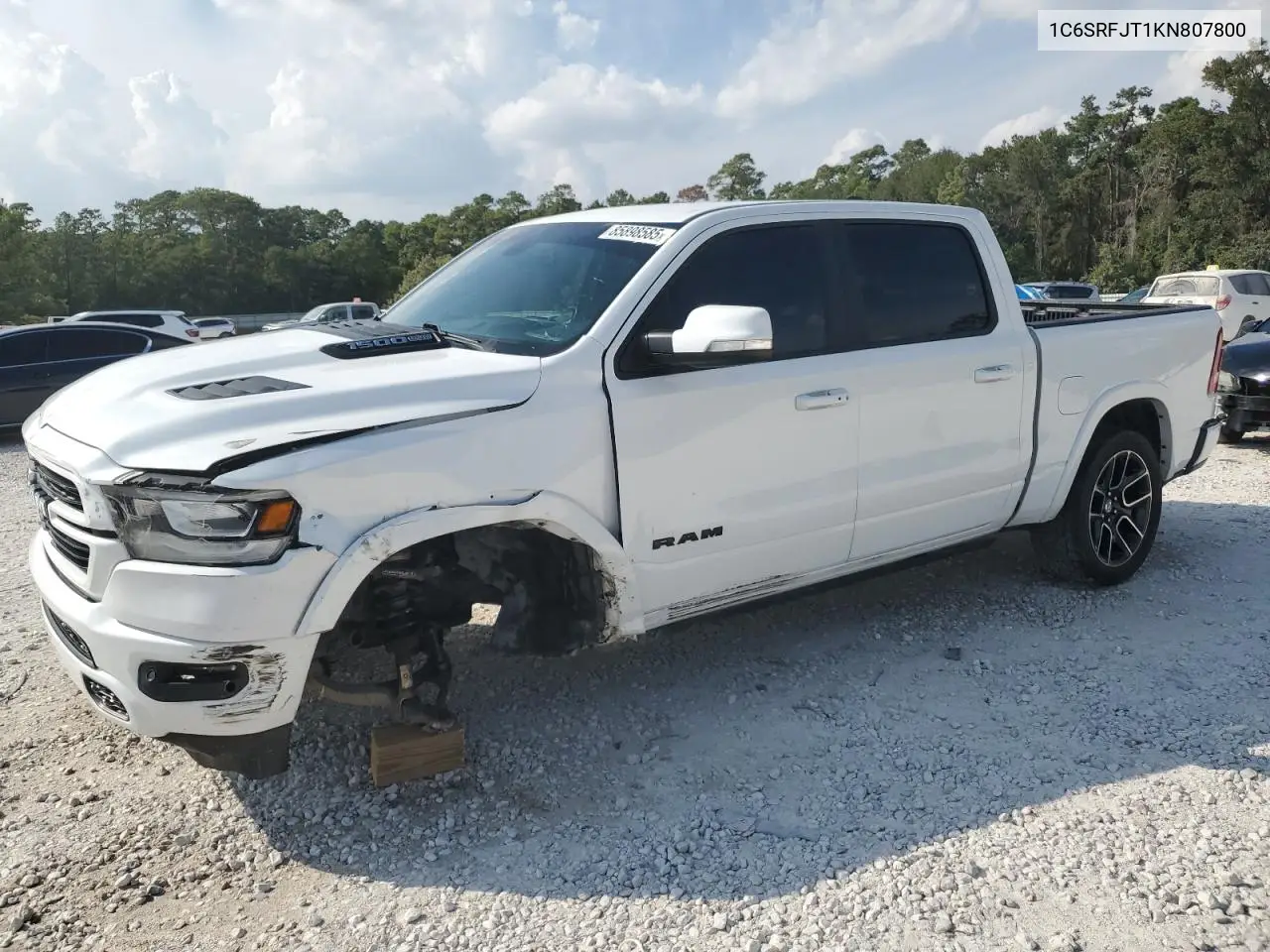 1C6SRFJT1KN807800 2019 Ram 1500 Laramie