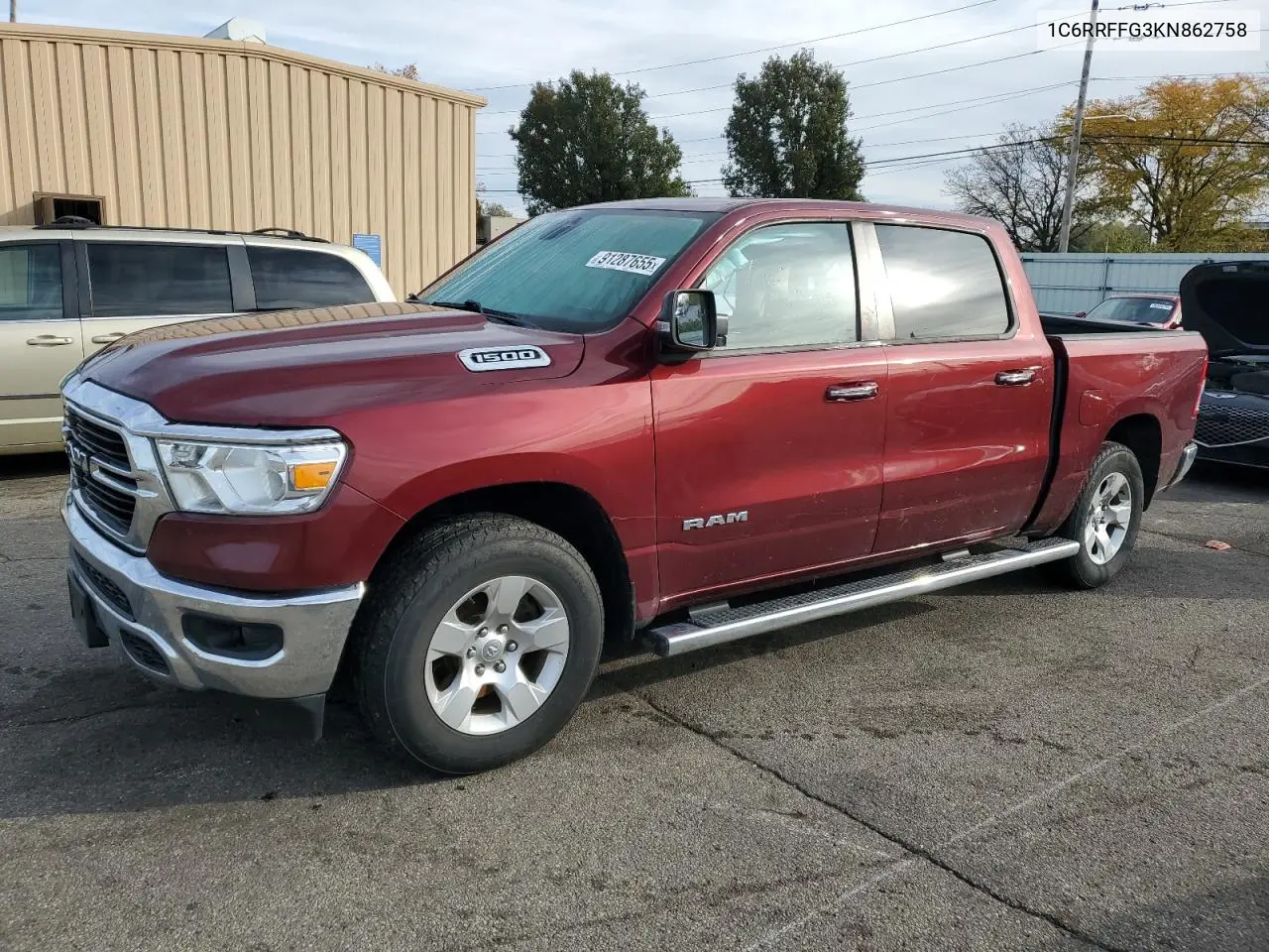 1C6RRFFG3KN862758 2019 Ram 1500 Big Horn/Lone Star